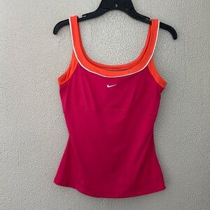 Women’s Nike Dri-Fit Tank, Pink/Orange, Medium